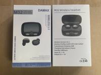 Headphone Nirkabel M32 TWS Bluetooth Stereo Kontrol Sentuh Peredam Kebisingan Tahan Air Earbud Headset Dengan Mikrofon