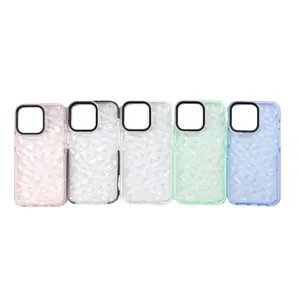 Shiny Crystal Diamond Transparent 3D Phone Case For iphone 6 6S 7 8 Plus X XR XS 11 13 14 15 Pro Max Shockproof Phone Cover