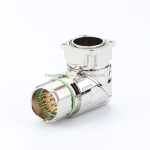 M23 m623 אות מחבר ישר הזדווגות נקבה התאספו מתכת מעור 6 7 9 12 17 סיכה - Product Image 4