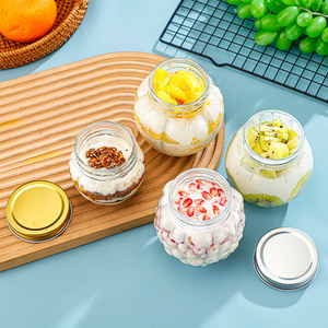 ขวดแก้วใส่อาหาร ขนาด 280-480 มล. สำหรับใส่ มะเขือเทศ <span class=keywords><strong>สต</strong></span>รอว์เบอร์รี ส้ม องุ่น - ขวดใส่โยเกิร์ต - Product Image 6