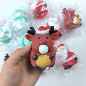 Christmas Squeeze Bubble Santa Snowman Reindeer <b>Squishy</b> Slow Rising Super Soft Venting Stress Relief Decompression Toy - Product Image 6