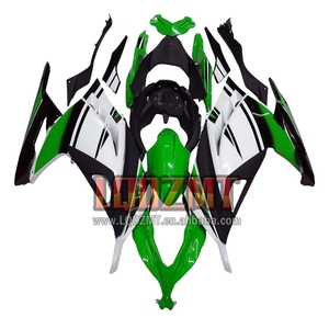 Inyección para <span class=keywords><strong>KAWASAKI</strong></span> <span class=keywords><strong>NINJA</strong></span> ZX-3R Blanco <span class=keywords><strong>verde</strong></span> EX300 ZX <span class=keywords><strong>300</strong></span> ZX3R 13 14 15 16 17 27LQ.16 ZX300R 2013 2014 2015 2016 2017 Carenado - Product Image 1