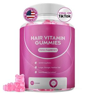 Complément <span class=keywords><strong>alimentaire</strong></span> à base de plantes Tianyuan, vitamines pour <span class=keywords><strong>cheveux</strong></span> sous forme de gommes, complément <span class=keywords><strong>alimentaire</strong></span> 5000 mg de biotine, <span class=keywords><strong>cheveux</strong></span> plus longs, plus forts, plus sains - Product Image 1