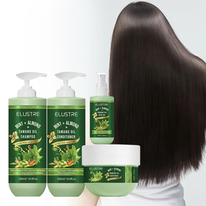 Huile capillaire bio végétalienne et sans cruauté pour cheveux afros, enrichie en acides aminés, gingembre, vitamine E, menthe, amande et Tamanu, pour réparation et hydratation (vente en gros) - Product Image 3