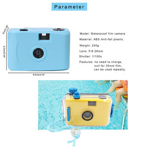 Reusable Underwater Waterproof High Quality Portable <b>Film</b> <b>Camera</b> No <b>Disposable</b> <b>Camera</b> <b>Film</b> 35mm Retro <b>Film</b> <b>Camera</b> for Kids - Product Image 2