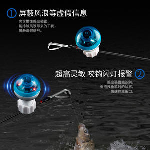 <b>Pond</b> Blade Electronic Rod Tip <b>Light</b> Automatic Sensing High Sensitivity Sea Fishing Alarm Night Sensor <b>Light</b> - Product Image 2