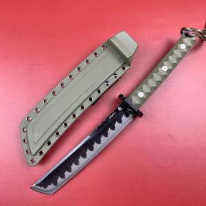 Couteau de survie personnalisable Ghost Tiger, manche en acier inoxydable, lame en matériau G10, chasse, bricolage, usage industriel, OEM - Product Image 2