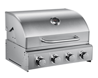 Le barbecue au gaz portable ultime en acier inoxydable 430 intégré pour la cuisson et les réceptions en plein air