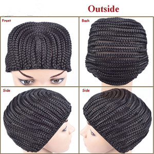 Gorro de aciano para hacer la peluca más fácil, menos estrés en tu cabello Natural, gorra trenzada, red para mujeres negras - Product Image 2