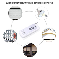 Télécommande RF 433 MHz pour porte de garage, 2 boutons, code d'apprentissage 1527, longue portée, pour ouvre-porte de garage intelligent