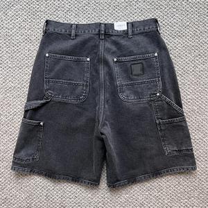 MC BUILD <span class=keywords><strong>Short</strong></span> en jean brut 100% coton, design cargo, jean court personnalisé pour homme - Product Image 1