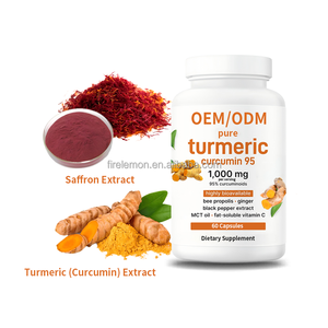 แคปซูลขมิ้น ODM/OEM สารสกัดเคอร์คูมิน 95% 1000 มก. ต่อแคปซูล 60 เม็ด อาหารเสริมขมิ้นบริสุทธิ์สูง - Product Image 4