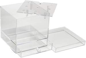 Fabricant Vente en gros Boîte à fleurs de luxe en acrylique transparent personnalisée avec tiroir Présentoir de magasin moderne - Product Image 4