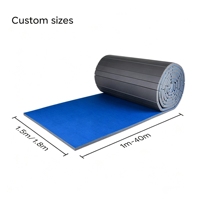 Tapis de sol flexible en XPE de 6 pieds x 42 pieds pour la gymnastique et la pratique du tumbling