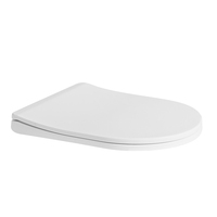 Couvre-siège de toilette en PP en forme de U à fermeture douce, modèle 069, prix usine personnalisé, pour appartements de services et hôtels à séjour prolongé