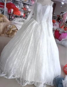 Vestido de Novia Africano Personalizado 2026, Hombros Descubiertos, Mangas Largas con Transparencias, Lentejuelas, Encaje con Cuentas, Vestido de Baile, Talla Grande - Product Image 2