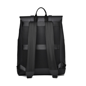Zaino da Uomo Elegante per Lavoro e Viaggio con Fodera in Denim e Poliestere, Capacità 20-35L, Tracolla Curva - Product Image 4