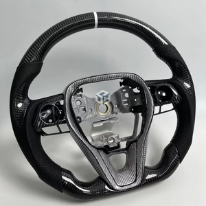 Volant en fibre de carbone, accessoire automobile sur mesure adapté pour Toyota Camry et <span class=keywords><strong>Corolla</strong></span> E210 des années 2019 - Product Image 1