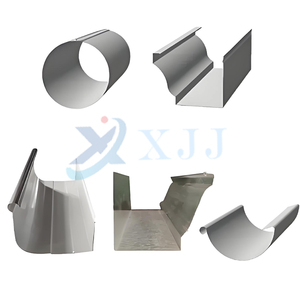 Fabrication <span class=keywords><strong>prix</strong></span> PPGI acier toit pluie collecte gouttière rouleau ancien faisant des machines Portable gouttière Machine - Product Image 6