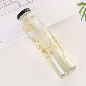 Bouteille en verre vide avec <span class=keywords><strong>bouchon</strong></span> à vis, écologique, recyclable, pour boissons lactées, nouvelle arrivée, 250 ml, 350 ml, 16 oz, vente chaude - Product Image 2