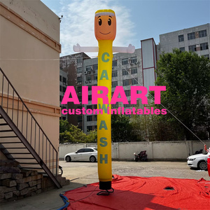 Muñeco Inflable Personalizado con Logotipo, Sky Dancer, Tubo Inflable Amarillo para Lavado <span class=keywords><strong>de</strong></span> Autos, Publicidad para Apertura <span class=keywords><strong>de</strong></span> Talleres y Gasolineras - Product Image 4