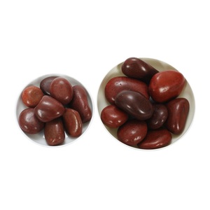 Décoration de paysage allée galets pierre de rivière vente en gros personnalisé <span class=keywords><strong>pas</strong></span> <span class=keywords><strong>cher</strong></span> différentes tailles naturel pluie fleur galets galets - Product Image 5