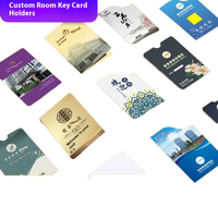 Ensemble de cartes de chambre d'hôtel personnalisables pour contrôle d'accès, pochette universelle de protection pour cartes, impression internationale pour chaînes hôtelières