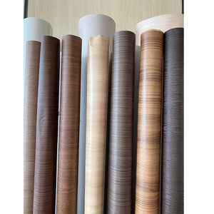 250 micron hạt gỗ PVC trang trí films lá cuộn cho nội thất thiết kế cửa - Product Image 1