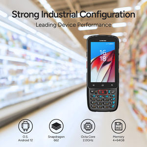 IP67 a prueba de agua PDA escáner de código de barras colector de datos de mano lector de código de barras industrial Android 12 PDA resistente con GMS AER SOTI - Product Image 3