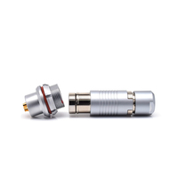 Connecteur Circulaire Étanche IP67 Série 3F 2 Broches 7 Broches Compatible, Mâle BNC Femelle, Vis en Cuivre pour Machines Industrielles