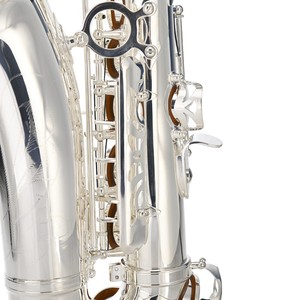 Sassofono Contralto in Ottone Placcato Argento, Strumento a Fiato per Studenti e Professionisti, Ideale per Esibizioni di Band - Product Image 4