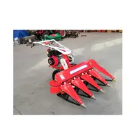 Castor Seed Harvester Reaper Binder Preis in Indien Harvester Maschine kombinieren Teile Eisen Rad Walking Traktor