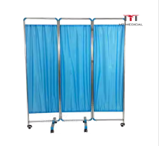 Hochey Medical Stainless Steel Fold Screen Medical Bed Room Divider <strong>Partition</strong> Screen Hospital Clinic Divider Screen - Product Image 5