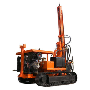 소형 펜스 포스트 드라이버 유압 파일 드라이빙 머신 (오거 툴 포함, 태양광 스크류 드릴링 및 암반 드릴링용) - Product Image 3