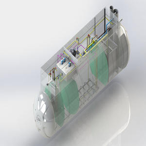 Équipement de traitement des eaux usées intégré en fibre de verre - Product Image 1