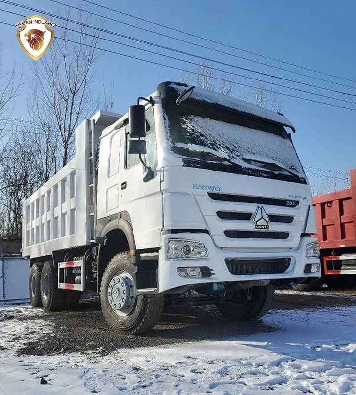 चीन ट्रक 10 12 व्हीलर इस्तेमाल किया HOWO टिपर डंप ट्रक