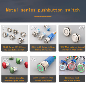 Phổ biến cao 22 Mét Red <span class=keywords><strong>Dot</strong></span> LED push <span class=keywords><strong>button</strong></span> không thấm nước IP67 với cao phổ biến vỏ kim loại Exit chuyển đổi hoạt động tạm thời - Product Image 6