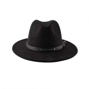 Sombrero Fedora Unisex de Fieltro, Ala Ancha, Elegante, Hecho a Medida, para Exteriores, Casual de Negocios, Bordado 3D, Cuatro Estaciones - Product Image 5