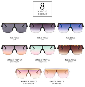 GGJH8069 Fashion Mono Lens <strong>Shades</strong> Uv400 Sun Glasses Women Sunglasses - Product Image 3