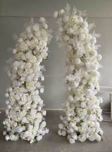 Evenementen Feestartikelen Decoraties Wit Rood Bloem Boog Baby Adem Rose Zijde Bloemenboog Achtergrond Bloemen Bruiloft Boog Bloemen - Product Image 3