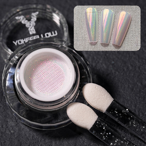 Poudre à ongles effet miroir chromé Aurora YOKEFELLOW Magic Mirror Powder GT311 - Product Image 6