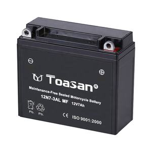 Топ Toasan 12N7-3A-MF 12V7AH <span class=keywords><strong>4AH</strong></span> 5AH 7AH 9AH 12AH 14AH 18AH 24AH стартовая батарея для мотоцикла - Product Image 2