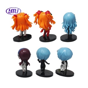 Figurines d'action d'anime de dessin animé japonais en PVC, figurines de jeu, <span class=keywords><strong>Rei</strong></span> <span class=keywords><strong>Ayanami</strong></span> Asuka Langley, version Q, 6 styles de figurines - Product Image 3