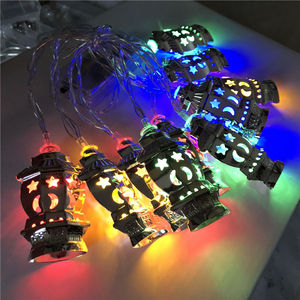 Guirlande lumineuse à lumière led, lampe féerique, à motif d'étoile de lune, style lanterne de palais des célébrités, du ramadan, décoration intérieure et extérieure, pour noël - Product Image 5