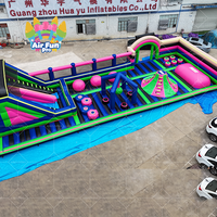 Toboggan gonflable de parc à thème en PVC écologique, château gonflable, fosse à balles, grande aire de jeux