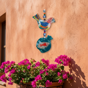 Décoration murale en verre 15x28CM Evil Eyes - Product Image 3