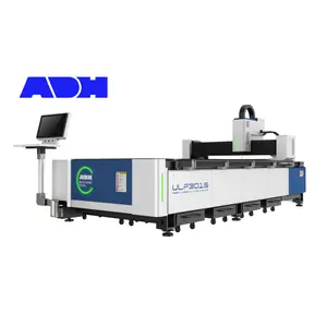 Aluminium Cuivre Cs Métal Cnc 3015 Machine de découpe laser à fibre de bureau à double table, découpe laser en acier inoxydable