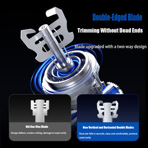 Tondeuse à <span class=keywords><strong>poils</strong></span> d'<span class=keywords><strong>oreilles</strong></span> et de <span class=keywords><strong>nez</strong></span> Komingdon pour hommes et femmes, <span class=keywords><strong>rechargeable</strong></span> par USB, portable, <span class=keywords><strong>coupe</strong></span> plus douce, mini rasoir de voyage - Product Image 4