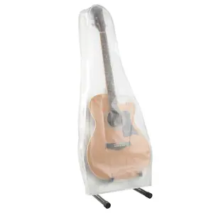Transparent Frosted Musical Instrument Folk Guitar Protector Shell Washable Electric Guitar Dust Cover