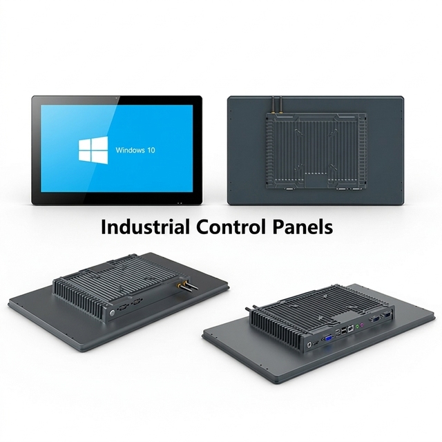 Industrial Panel PC 10.4-21.5 Inch IP65 Waterproof 10-Point Capacitive Touch Screen
